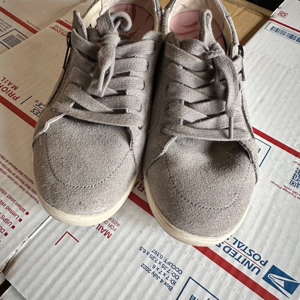 Revitalign Gray Shimmer Fashion Sneakers